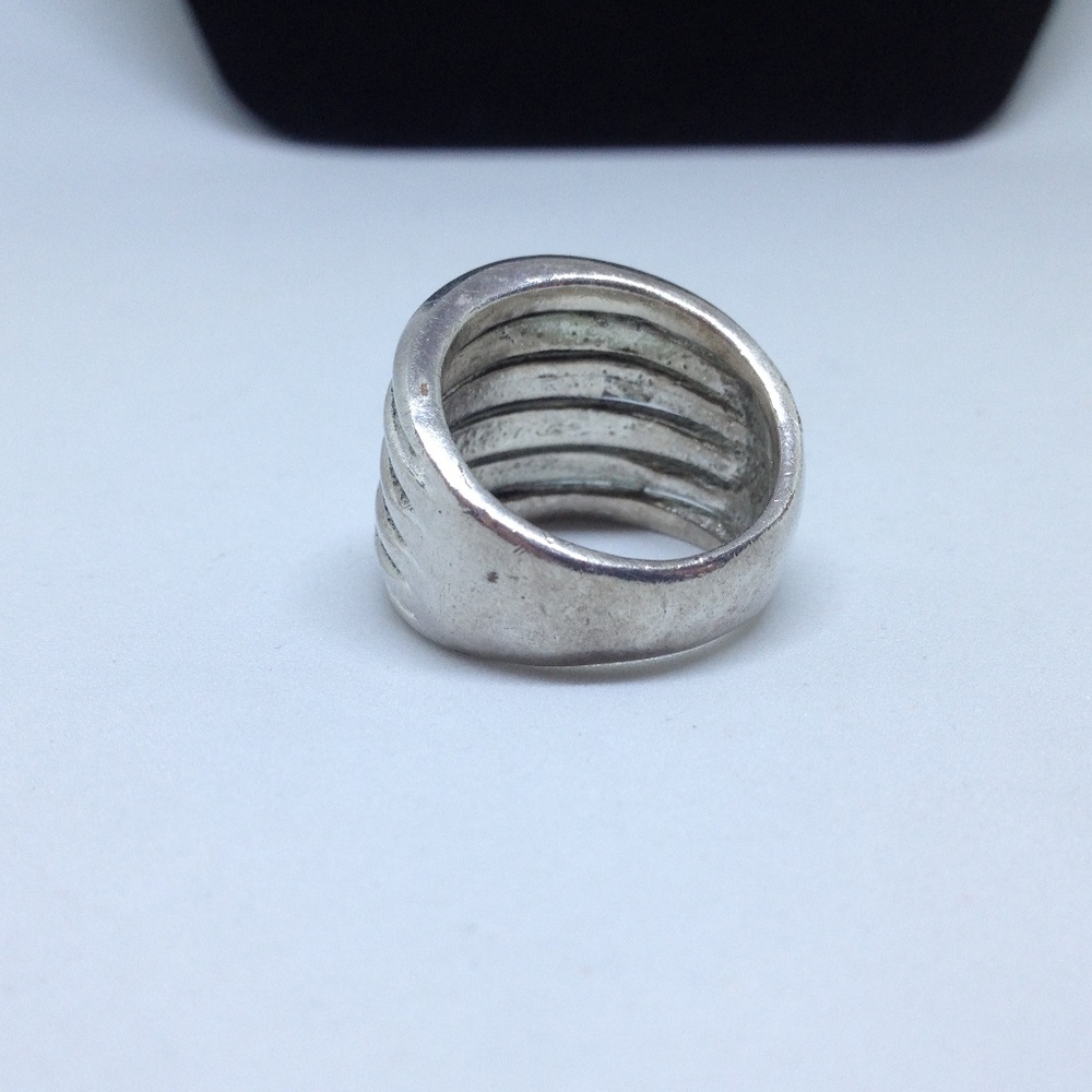 Silver Statement Ring - image 4